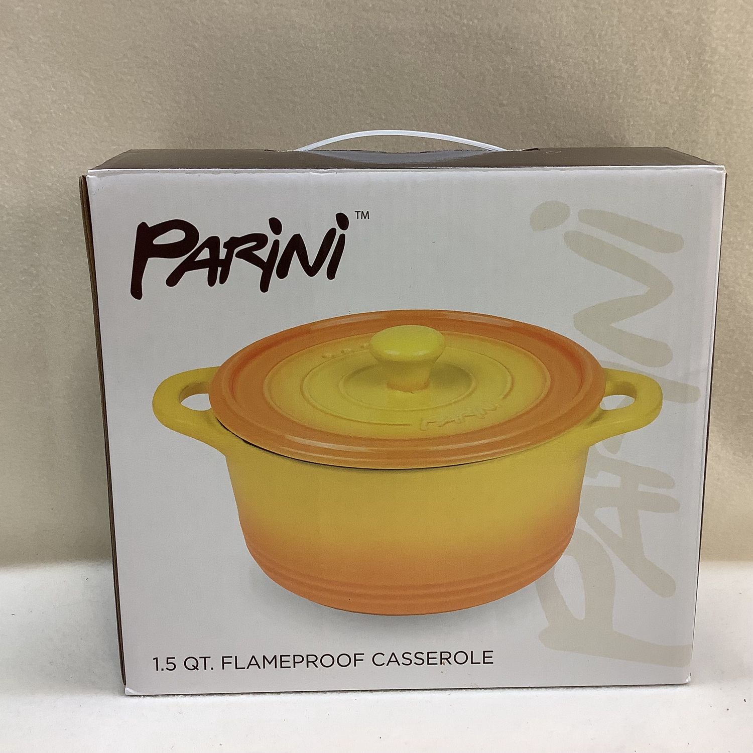 Parini 1.5 QT Flameproof Casserole with Lid - RS4823