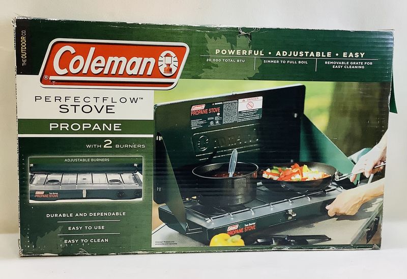 Coleman PerfectFlow Propane 2-Burner Camp Stove - RS4867