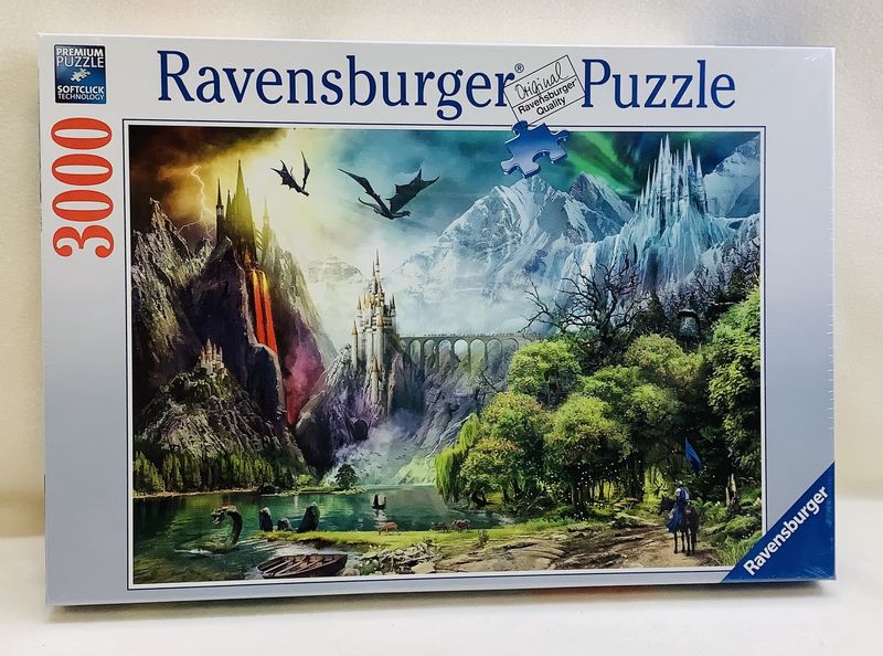 Ravensburger &quot;Reign of Dragons&quot; 3000-PC Jigsaw Puzzle (Ages 14+) - RS4864