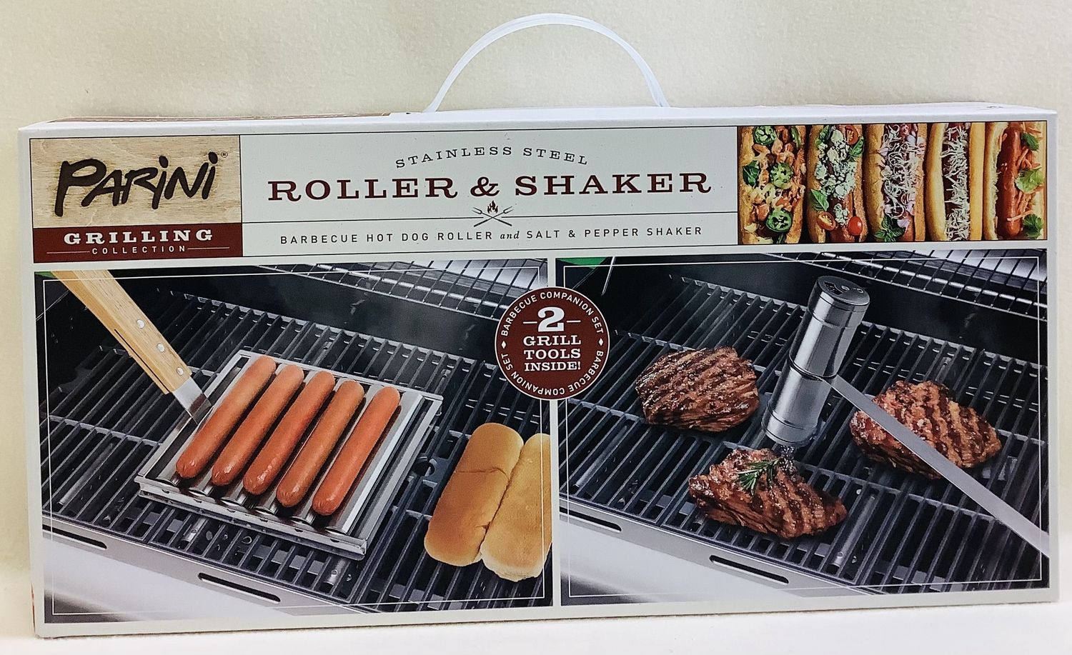 Parini Grilling Stainless Steel Roller and Shaker - RS4891