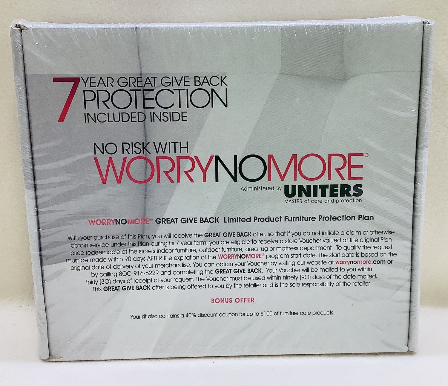 WorryNoMore Uniters Furniture Cleaning Protection Kit - RS4918