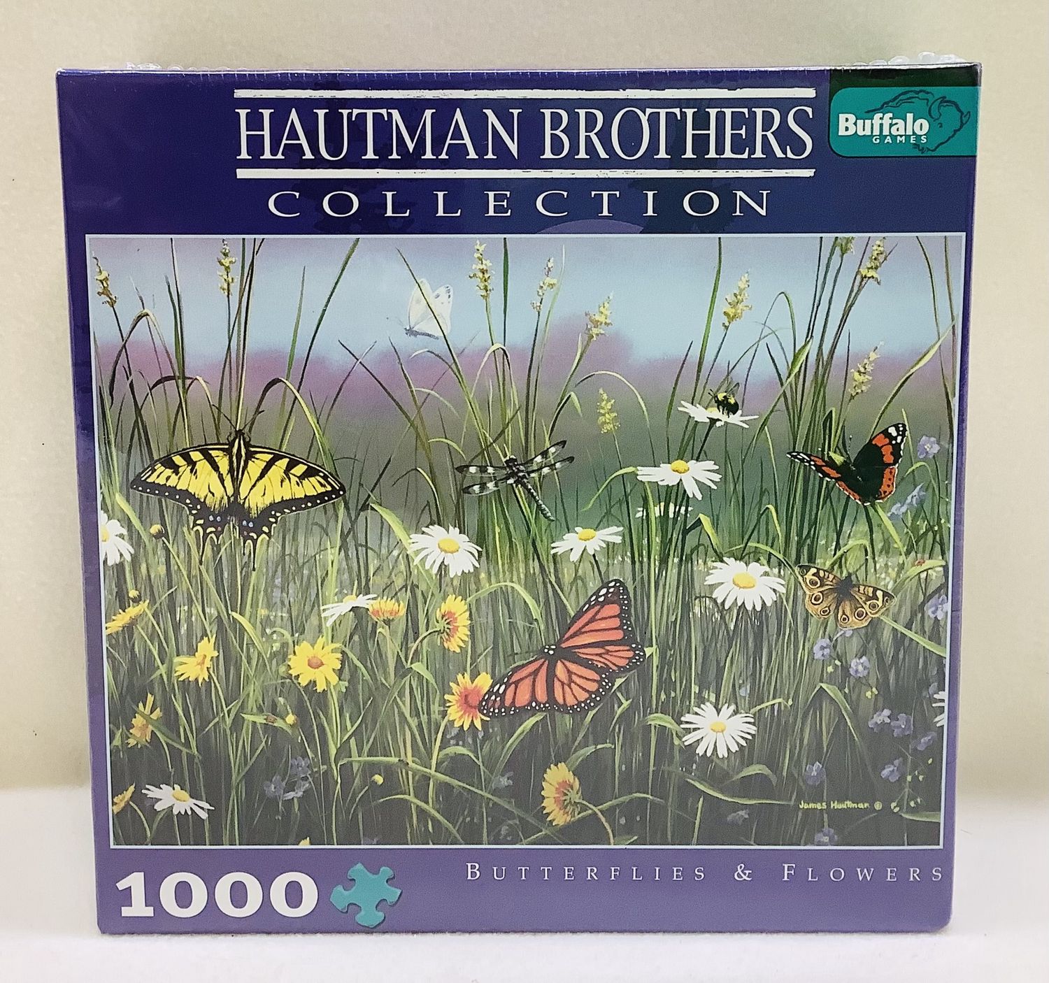 Hartman Brothers Collection &quot;Butterflies &amp; Flowers&quot; 1000 PC Jigsaw Puzzle - RS4914