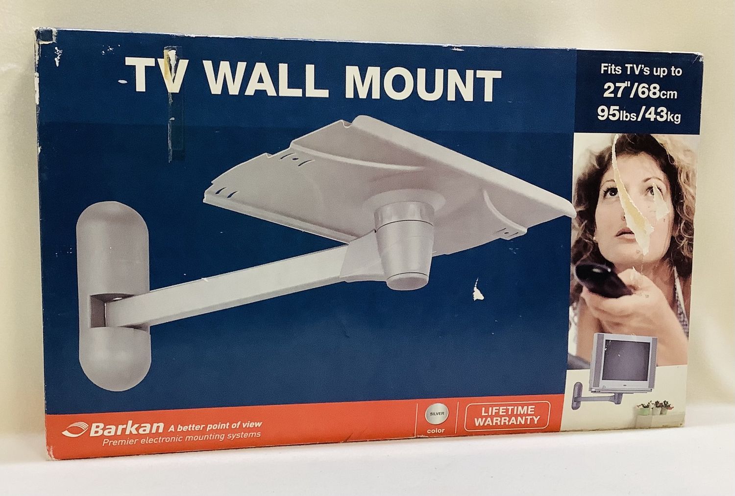 Barkan TV Wall Mount, Silver - RS4916