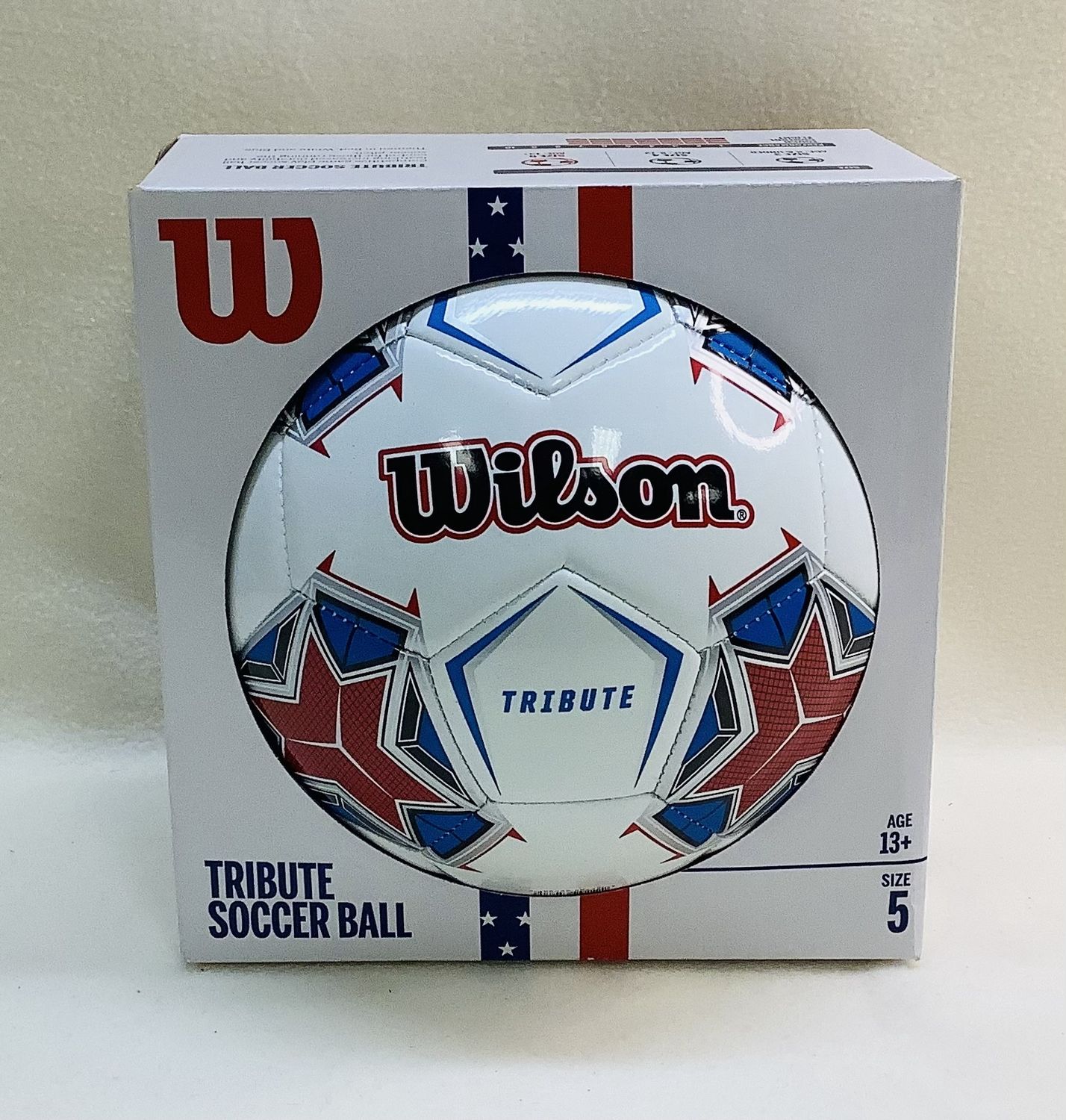 Wilson Tribute Soccer Ball, Size 5 (Ages 13+) - RS4936