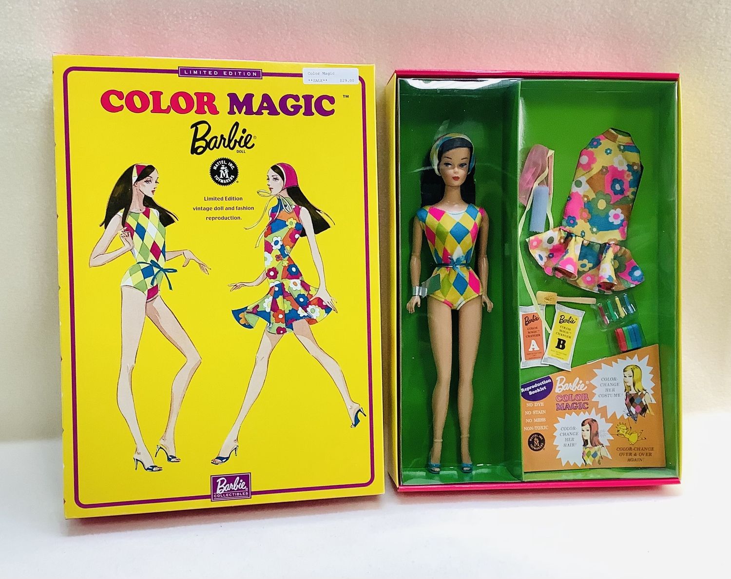 Color Magic Barbie Doll Vintage Reproduction B3437 NRFB - RS4944