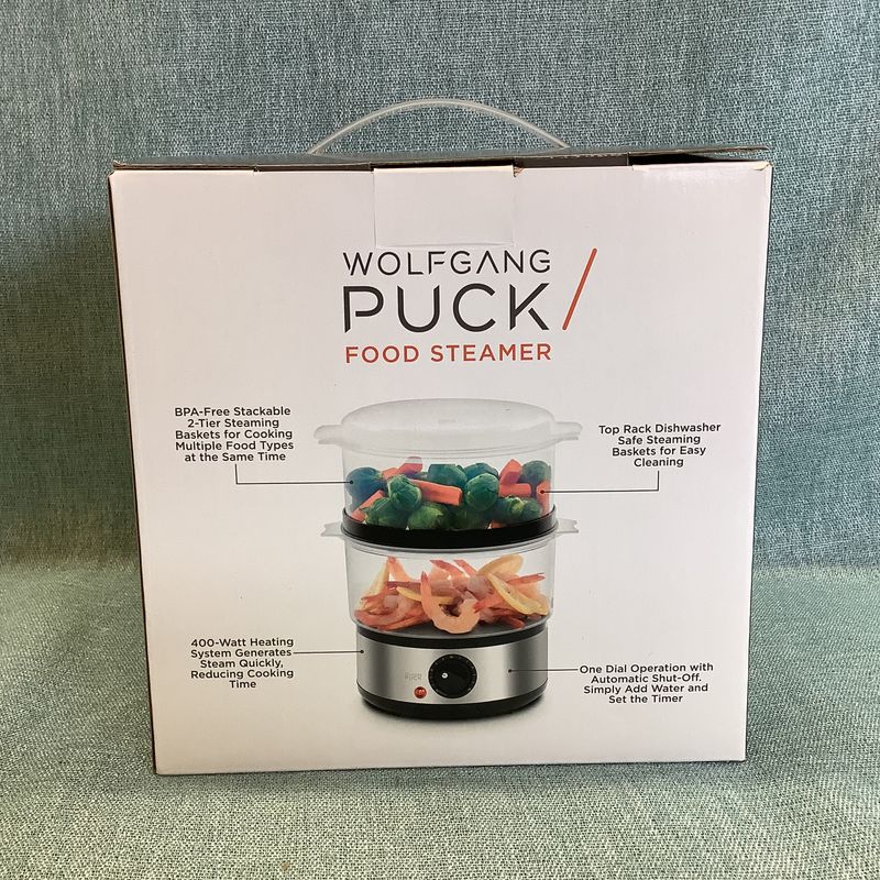 Wolfgang Puck 2-Tier Food Steamer - RS4903