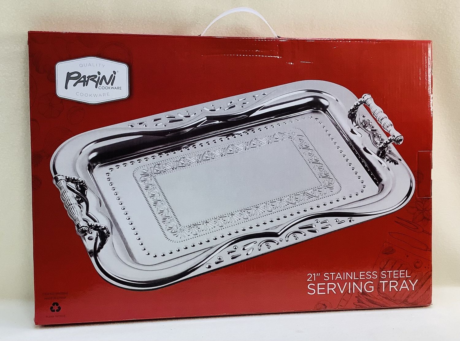 Parini 21&quot; Stainless Steel Serving Tray - RS4956