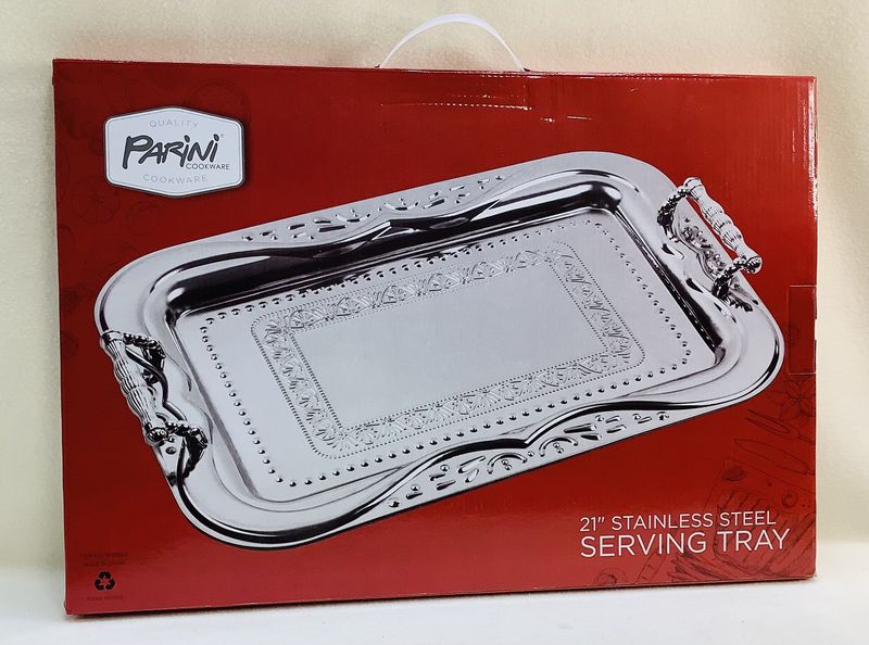Parini 21&quot; Stainless Steel Serving Tray - RS4956