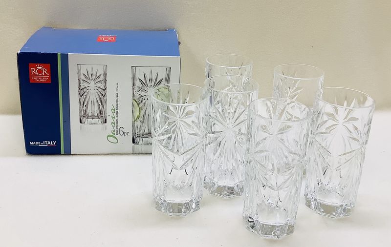 RCR Oasis Crystal Hi-Ball Tumblers (Set of 6) - RS4959