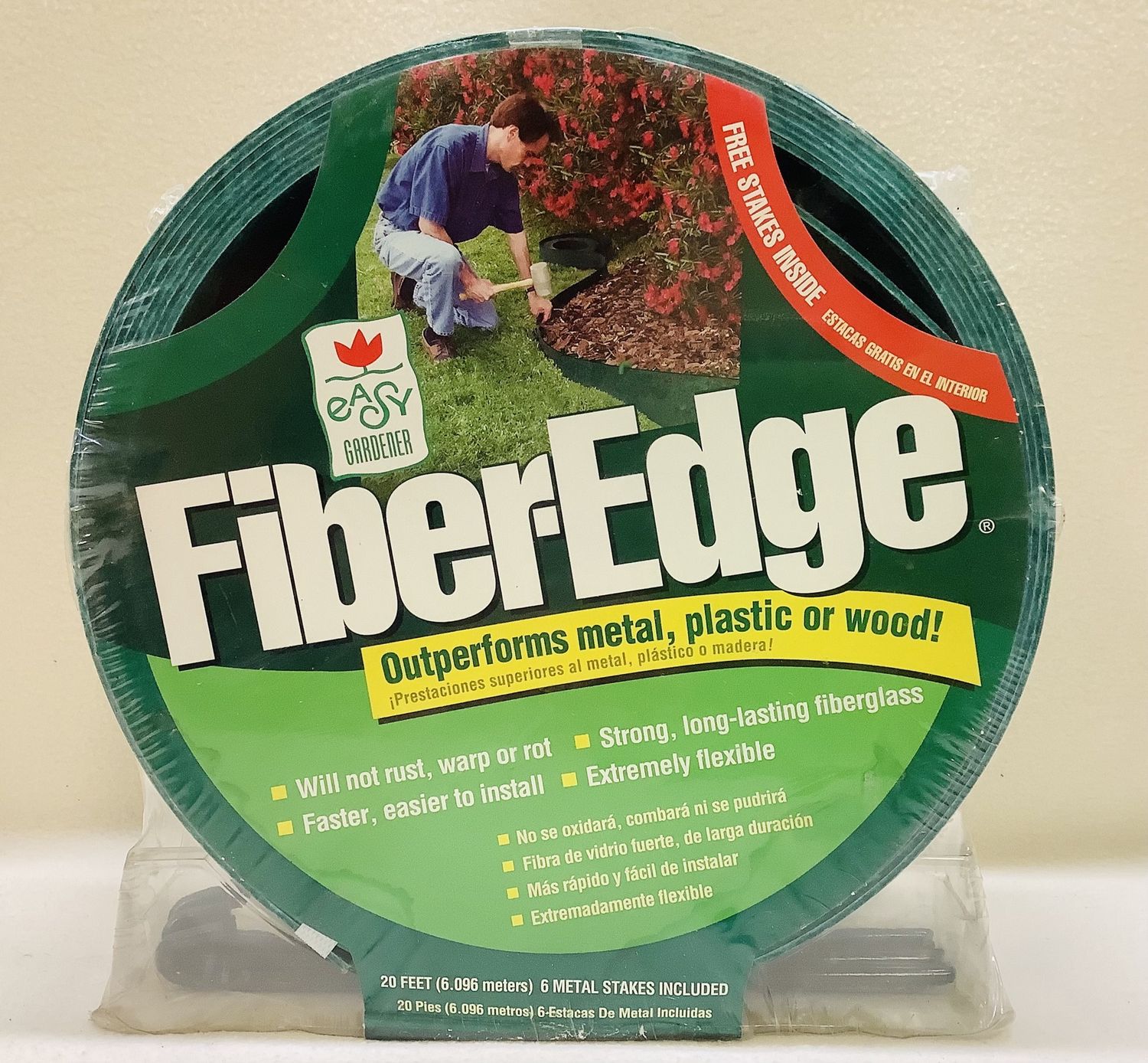 Easy Gardener Fiber-Edge, Green, 20 Feet - RS4978