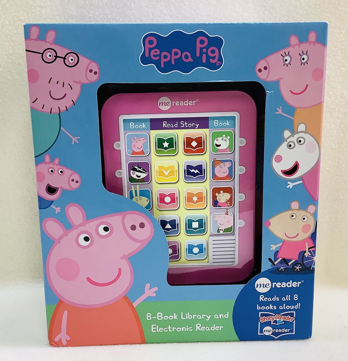 Peppa Pig Me Reader 8-Book Library and Electronic Reader Set (Ages 2-5) - RS4983