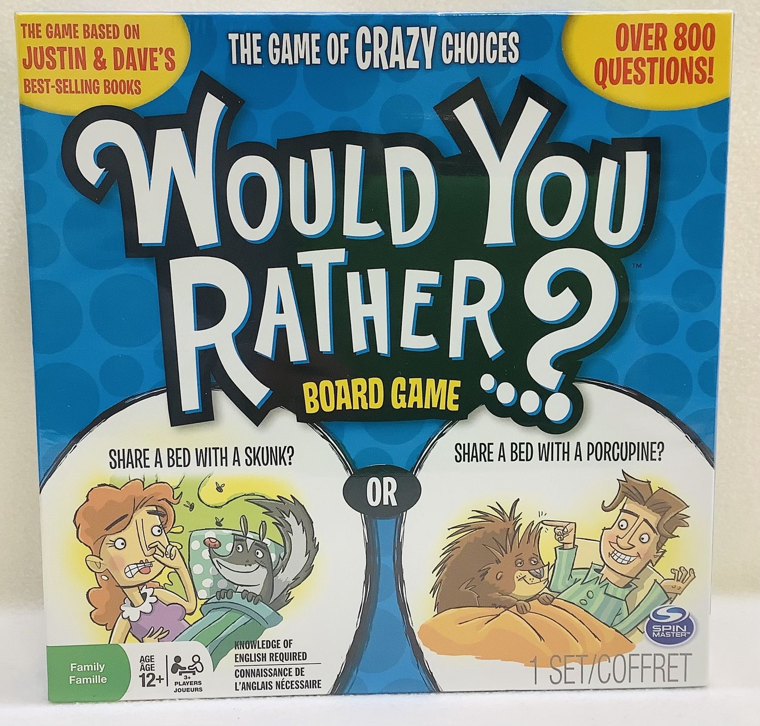 Spin Master Games &quot;Would You Rather?&quot; Board Game (Ages 12+) - RS4987