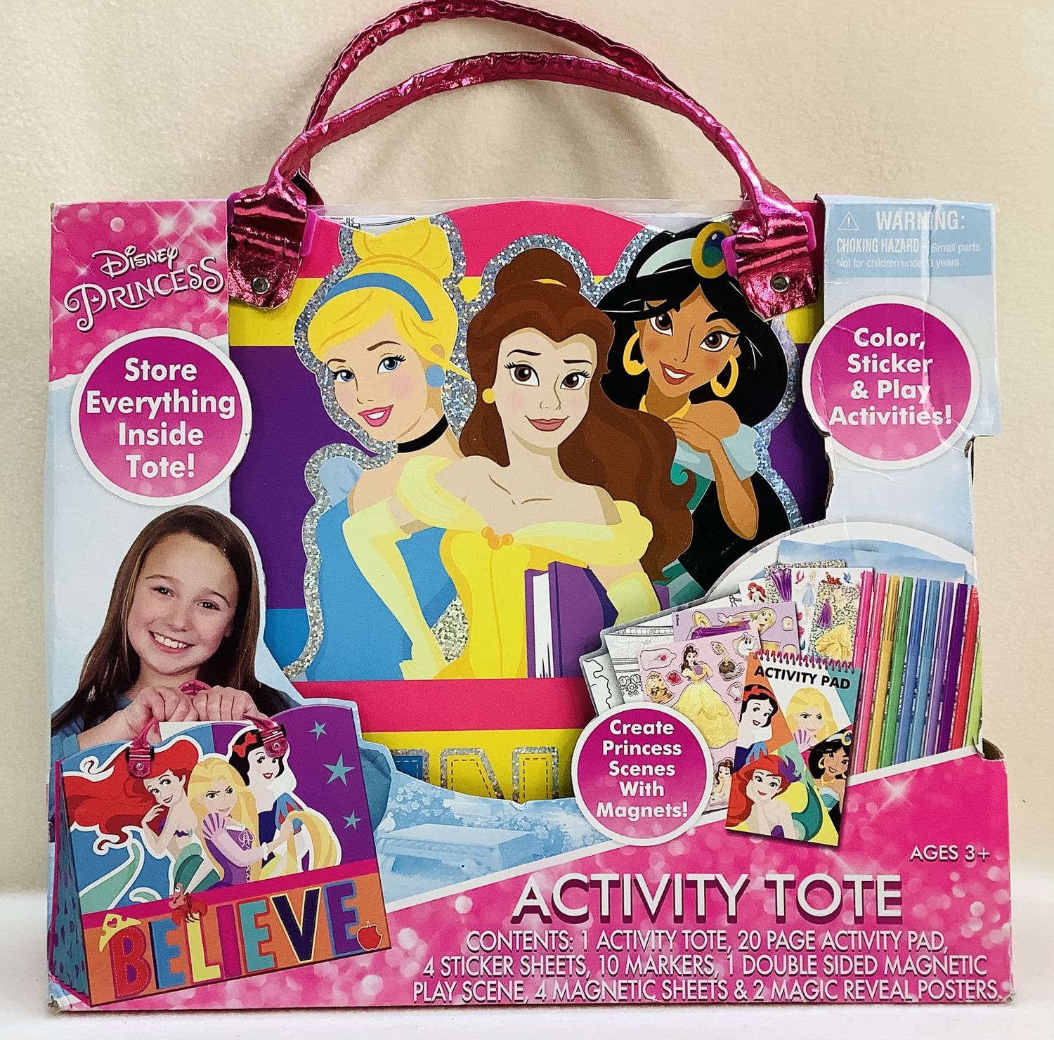 Disney Princess Activity Tote (Ages 3+) - RS4993
