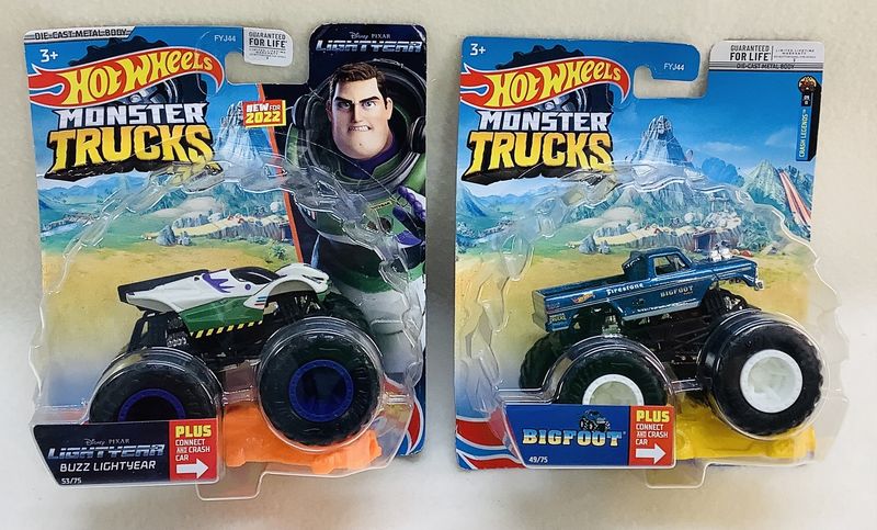 Hot Wheels Monster Trucks - 2 Pack (Ages 3+) - RS4998