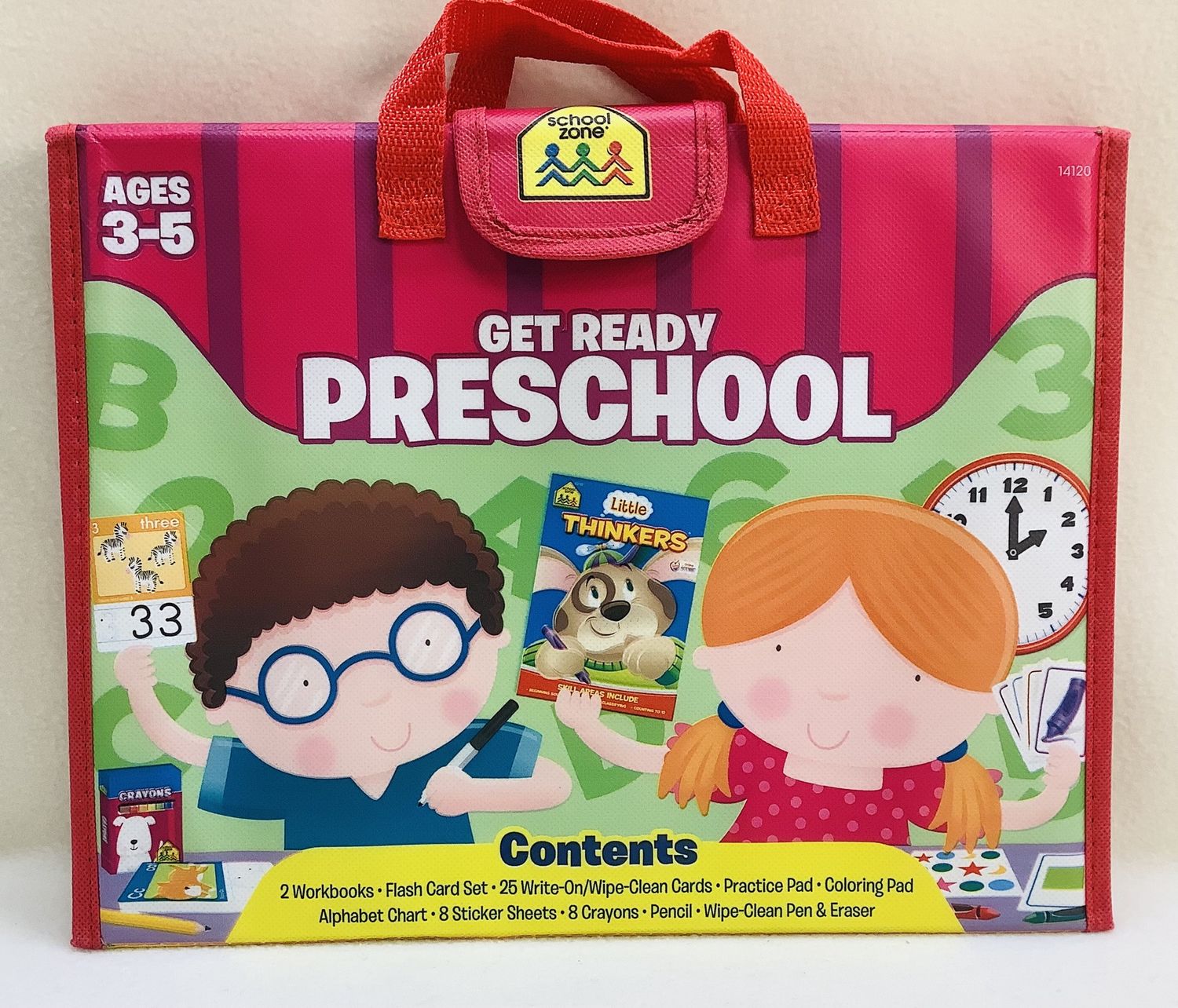 School Zone Get Ready Preschool Playset (Ages 3-5) - RS4994