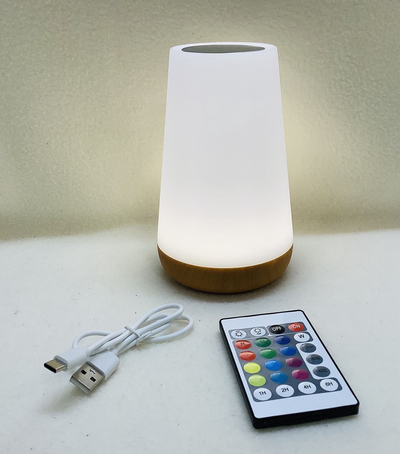 Remote Control/Touch Color Changing Bedside Lamp - RS5008