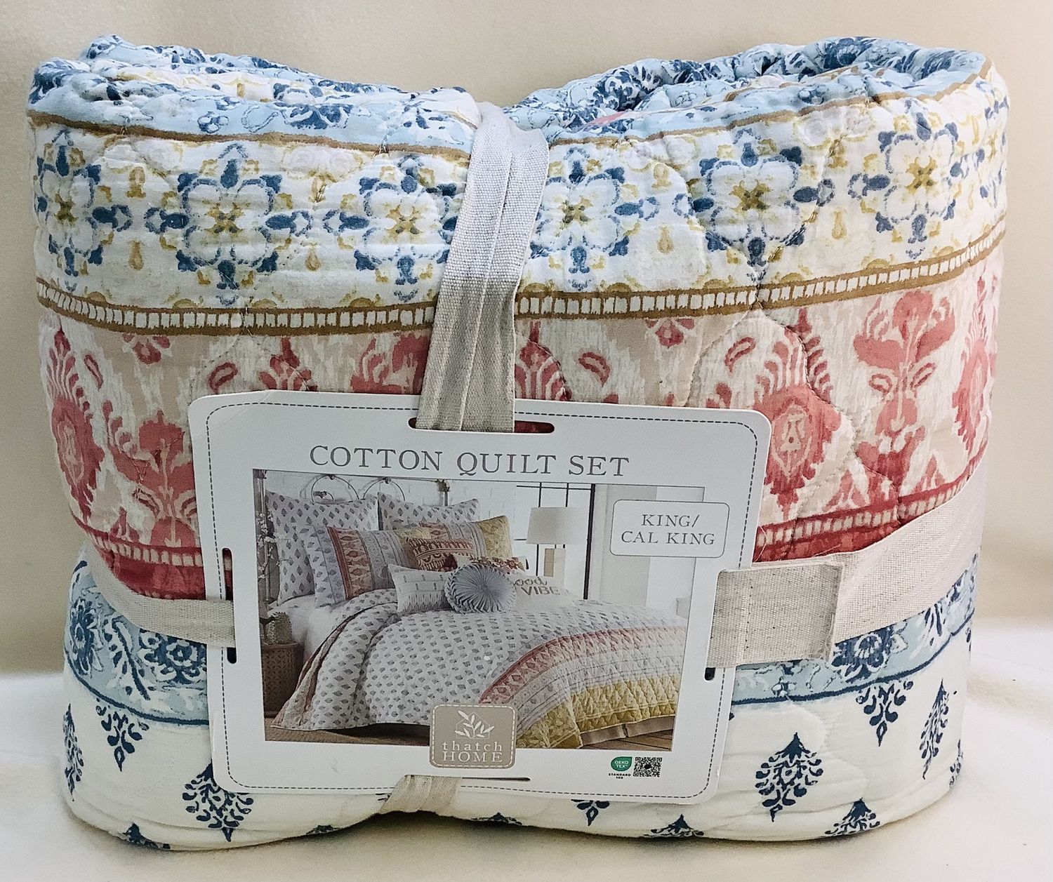 Thatch Home Cotton Quilt Set (King/Cal King) - RS5012