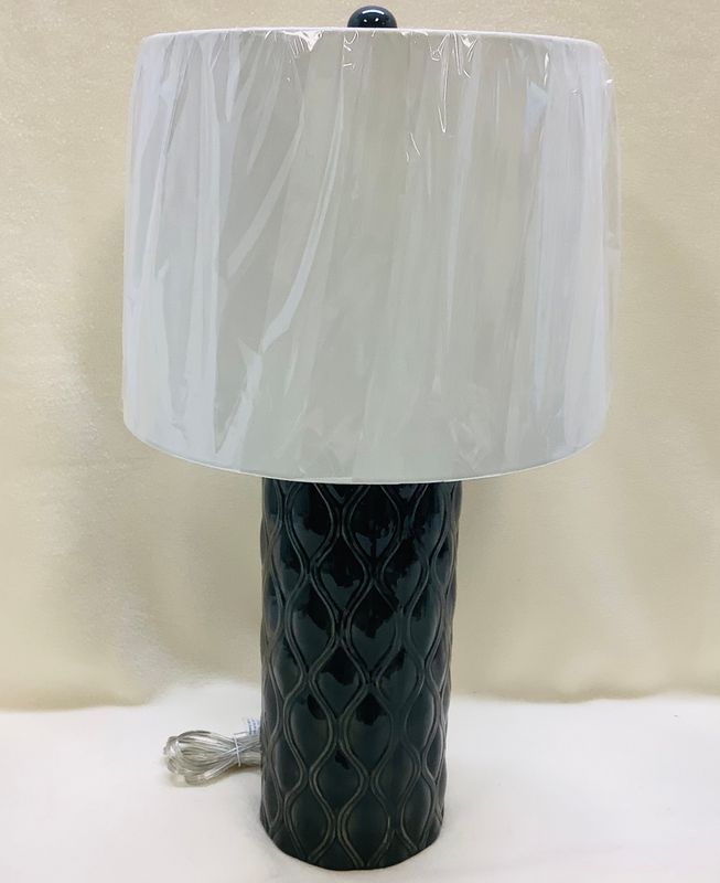 Allison Engraved Ceramic Table Lamp - RS4958