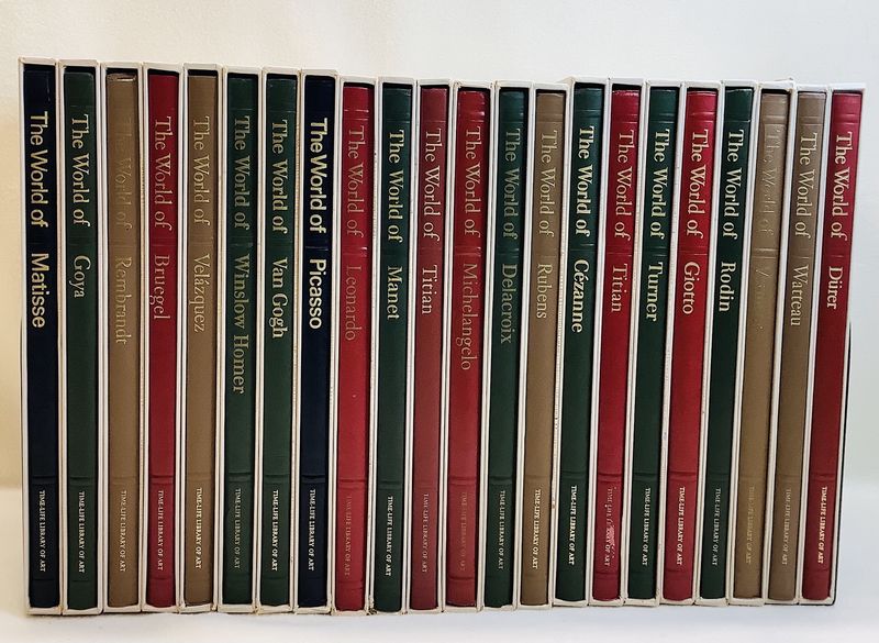 Time Life Library of Art: 22 Hardcover Books w/Slipcovers - RS5050