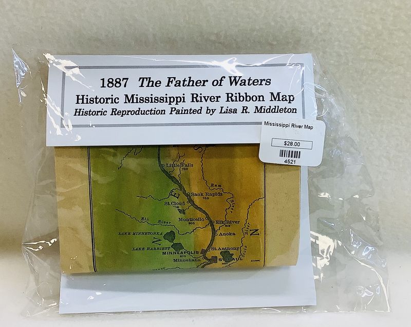 Mississippi River Historic Ribbon Map - RS5071