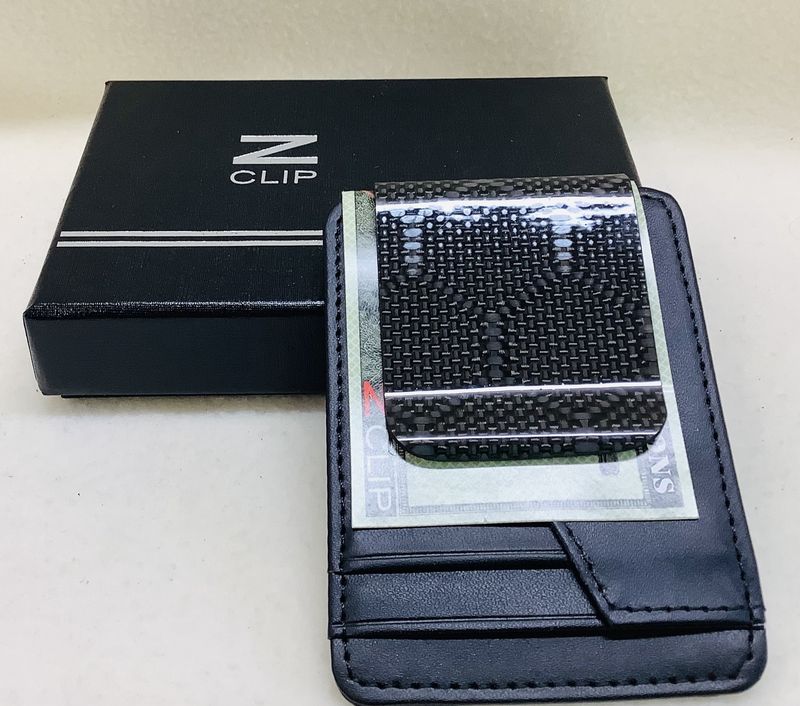 ZCLIP Le Mans Sport Credit Card Holder, Black - RS5084