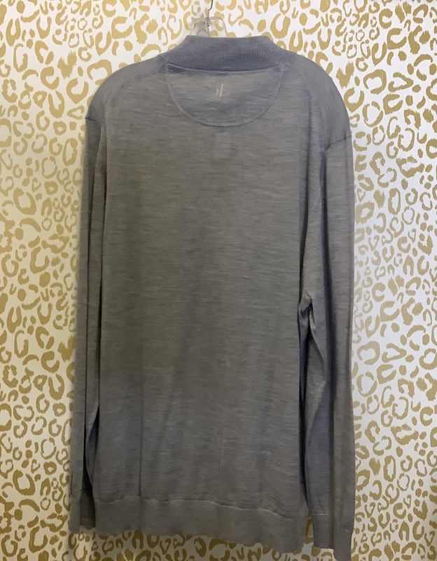Johnnie-O Wool Blend 1/4 Zip Sweater, Grey (Men&#39;s Size XL Tall) - CL2040
