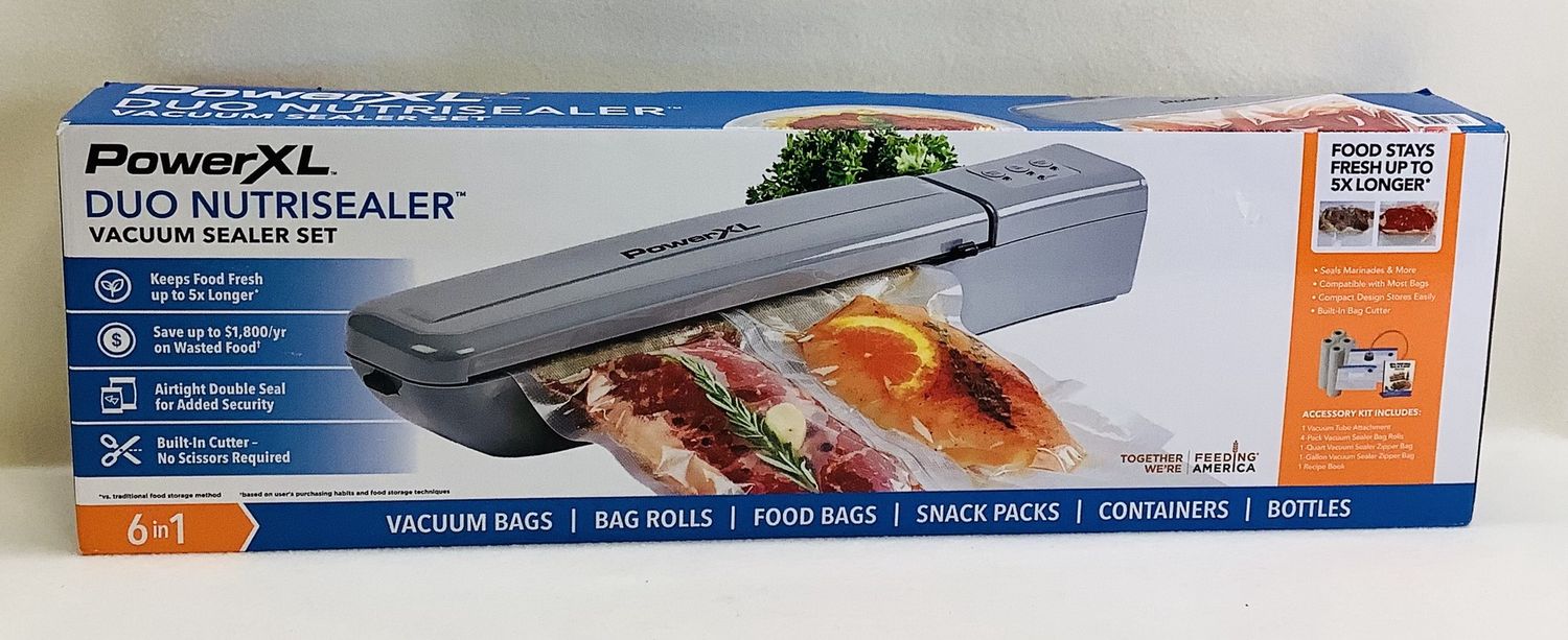 PowerXL Duo Nutrisealer Vacuum Sealer Set - RS5108