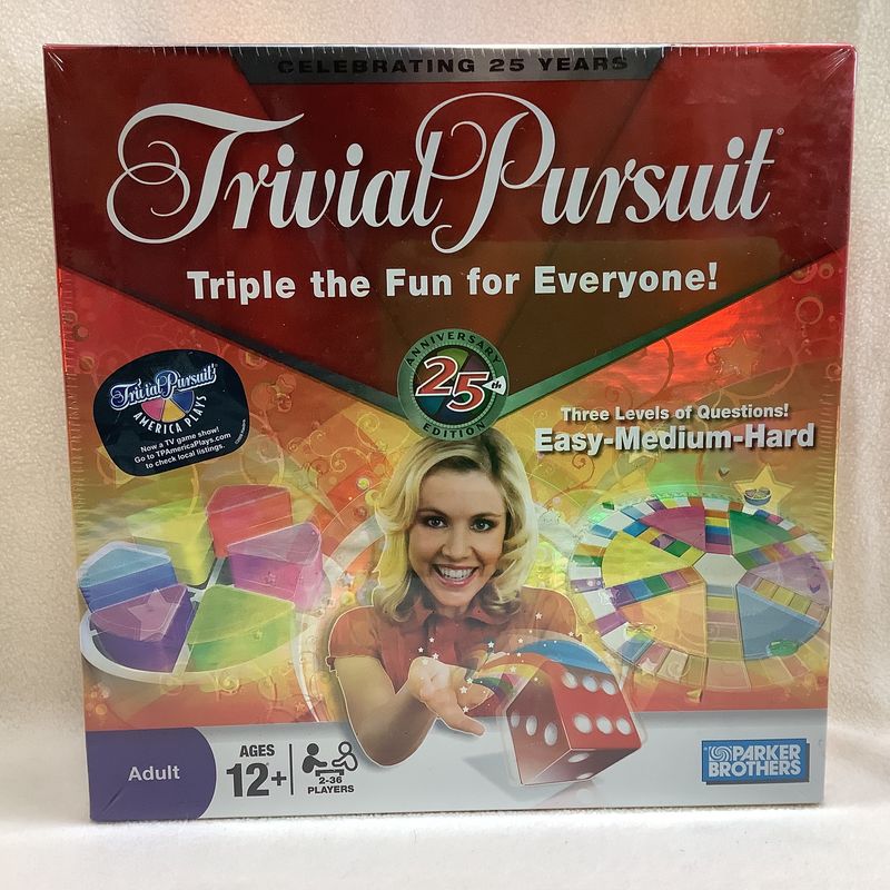 Trivial Pursuit 25th Anniversary Edition Board Game by Parker Brothers (Ages 12+) - RS5119