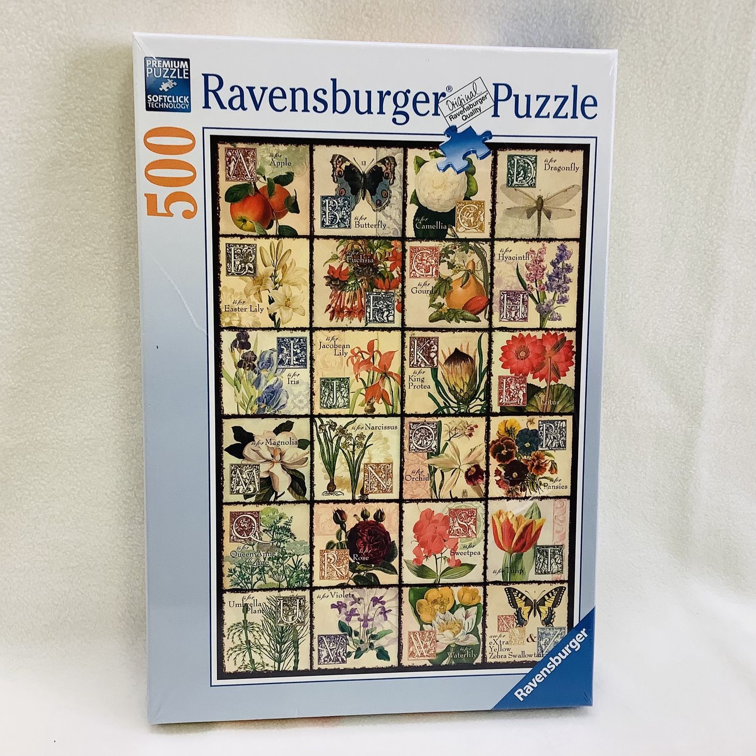 Ravensburger &quot;Vintage Flora&quot; 500-PC Jigsaw Puzzle - RS5116