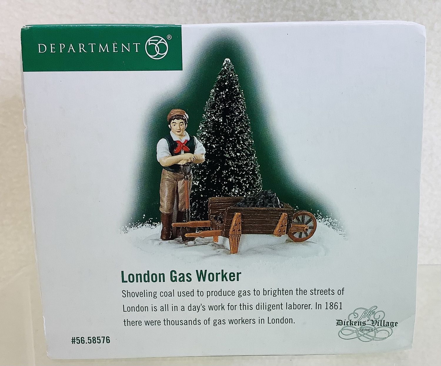 Department 56 Dickens Village &quot;London Gas Worker&quot; Figurine - RS5170