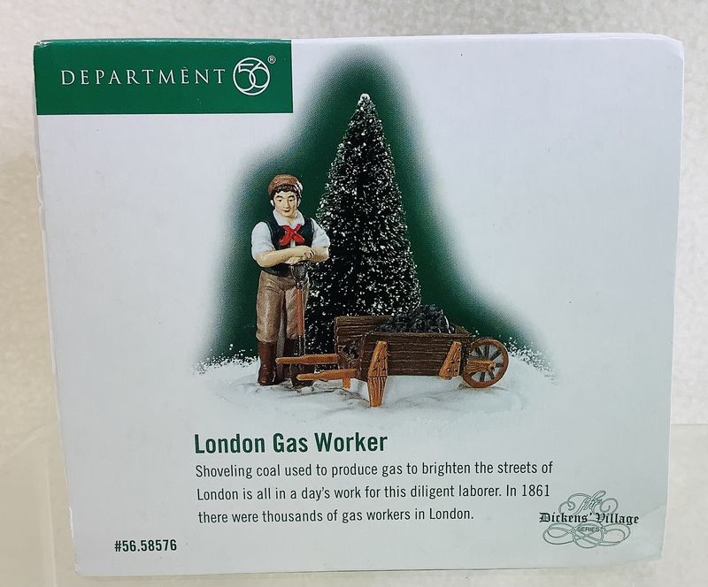 Department 56 Dickens Village "London Gas Worker" Figurine - RS5170