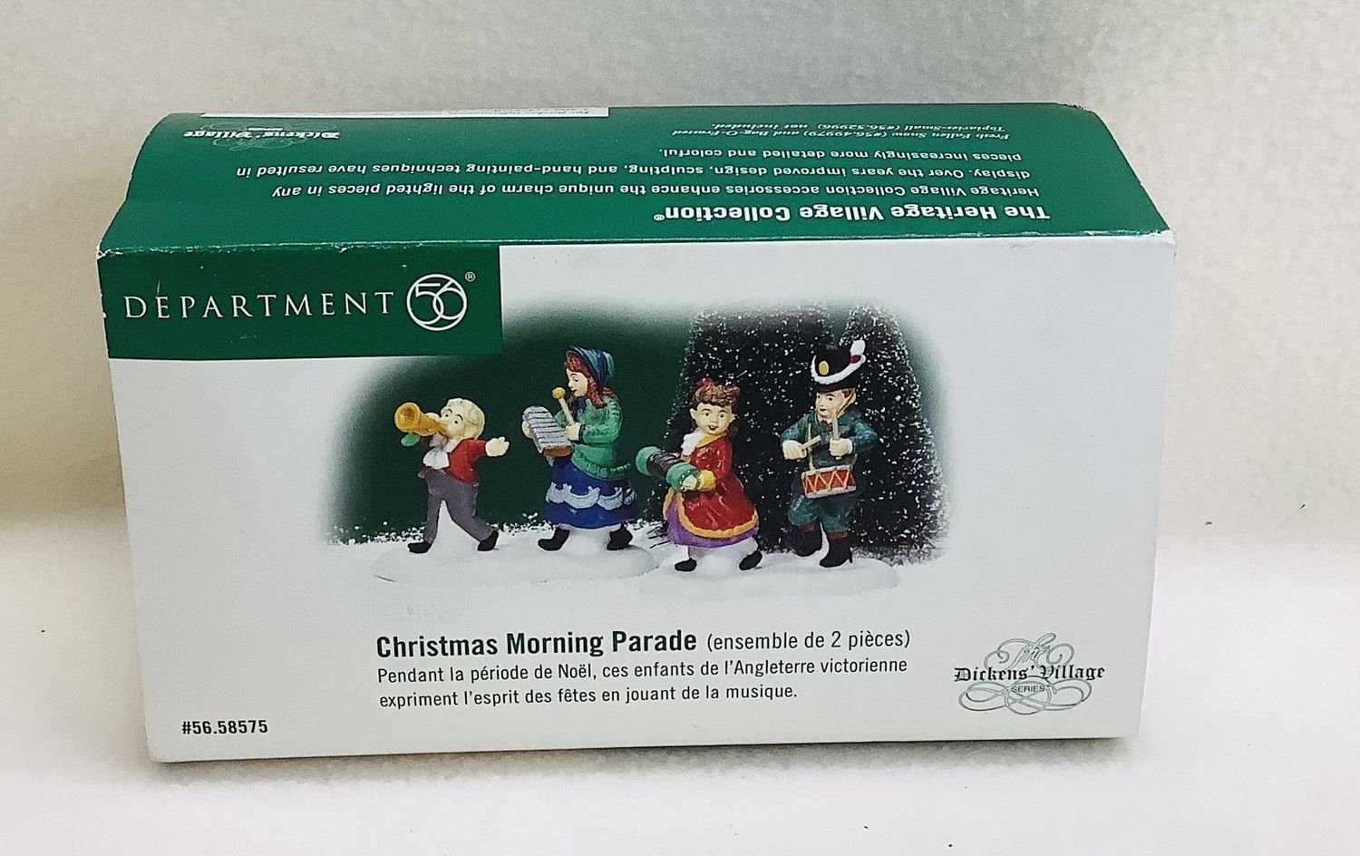 Department 56 Dickens Village &quot;Christmas Morning Parade&quot; (Set of 2) - RS5168