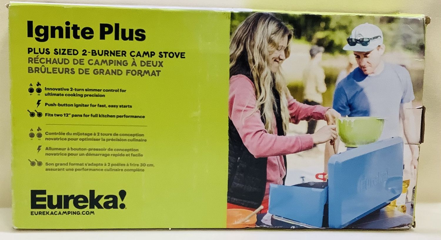 Eureka! Ignite Plus Portable 2-Burner Propane Camping Stove - RS5174