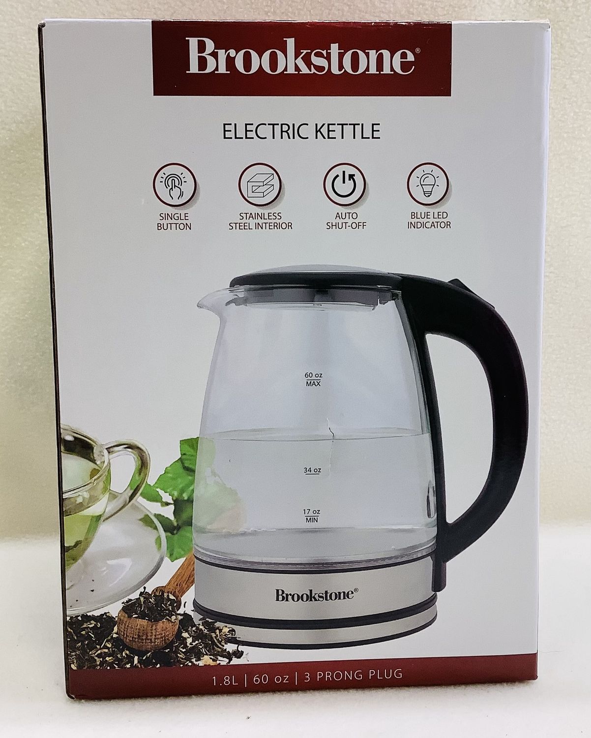 Brookstone 60 oz. Electric Kettle - RS5182