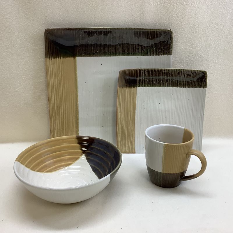 Sango Odyssey Black 14-PC Dinnerware Set - RS5185