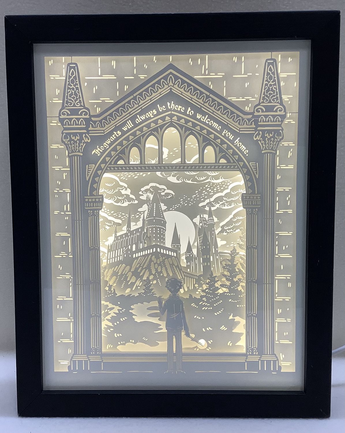 LitJoy Crate Harry Potter Hogwarts Lightbox Art Fairyloot - RS5193