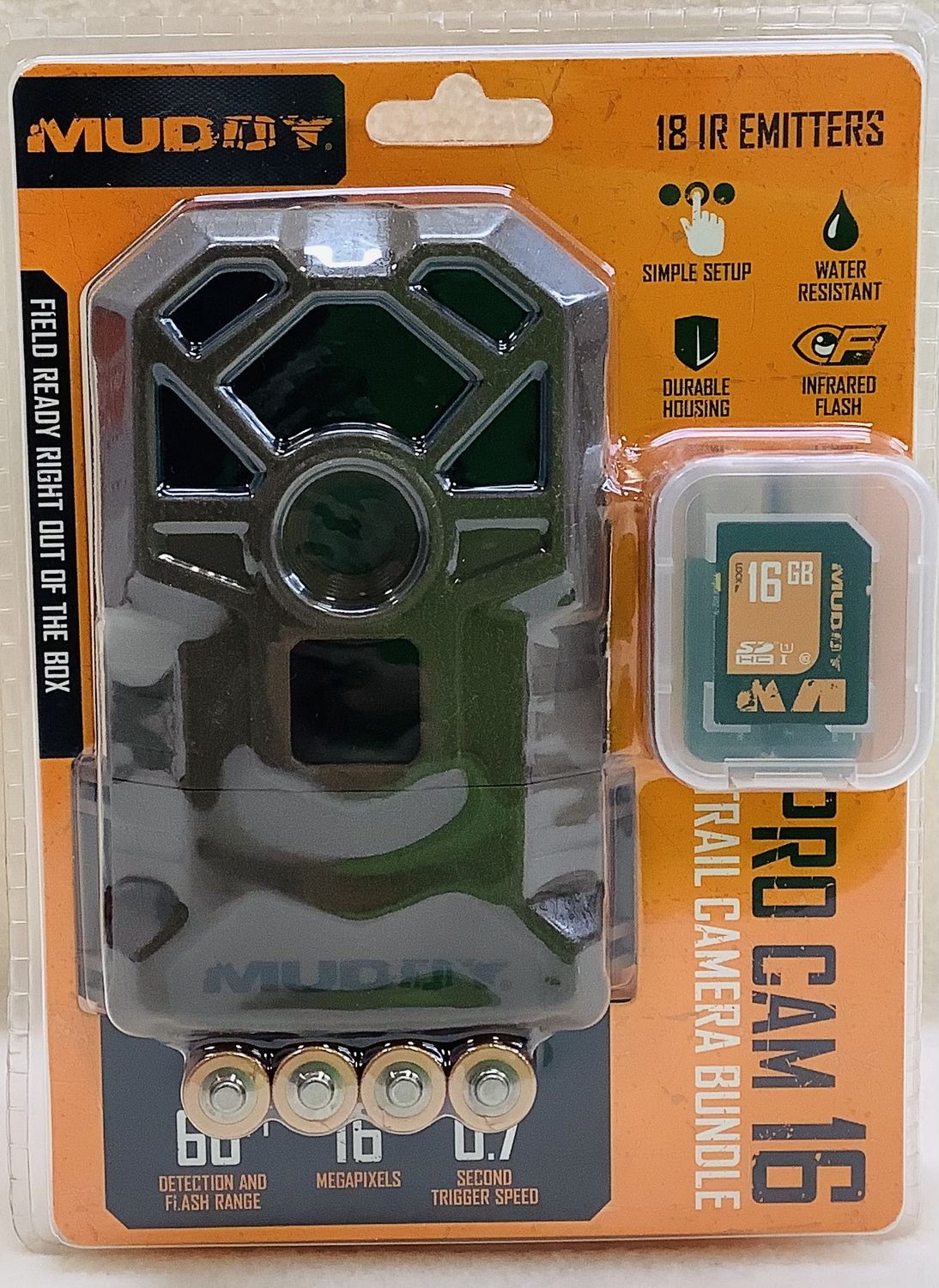 Muddy Pro Cam 16 Megapixel Trail Camera Bundle - RS5194