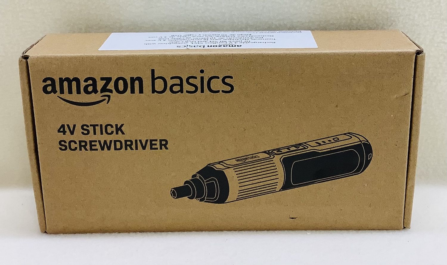 Amazon Basics by SKIL 4V Cordless Stick Screwdriver w/10-PC Bit Set and USB Cable - RS5202