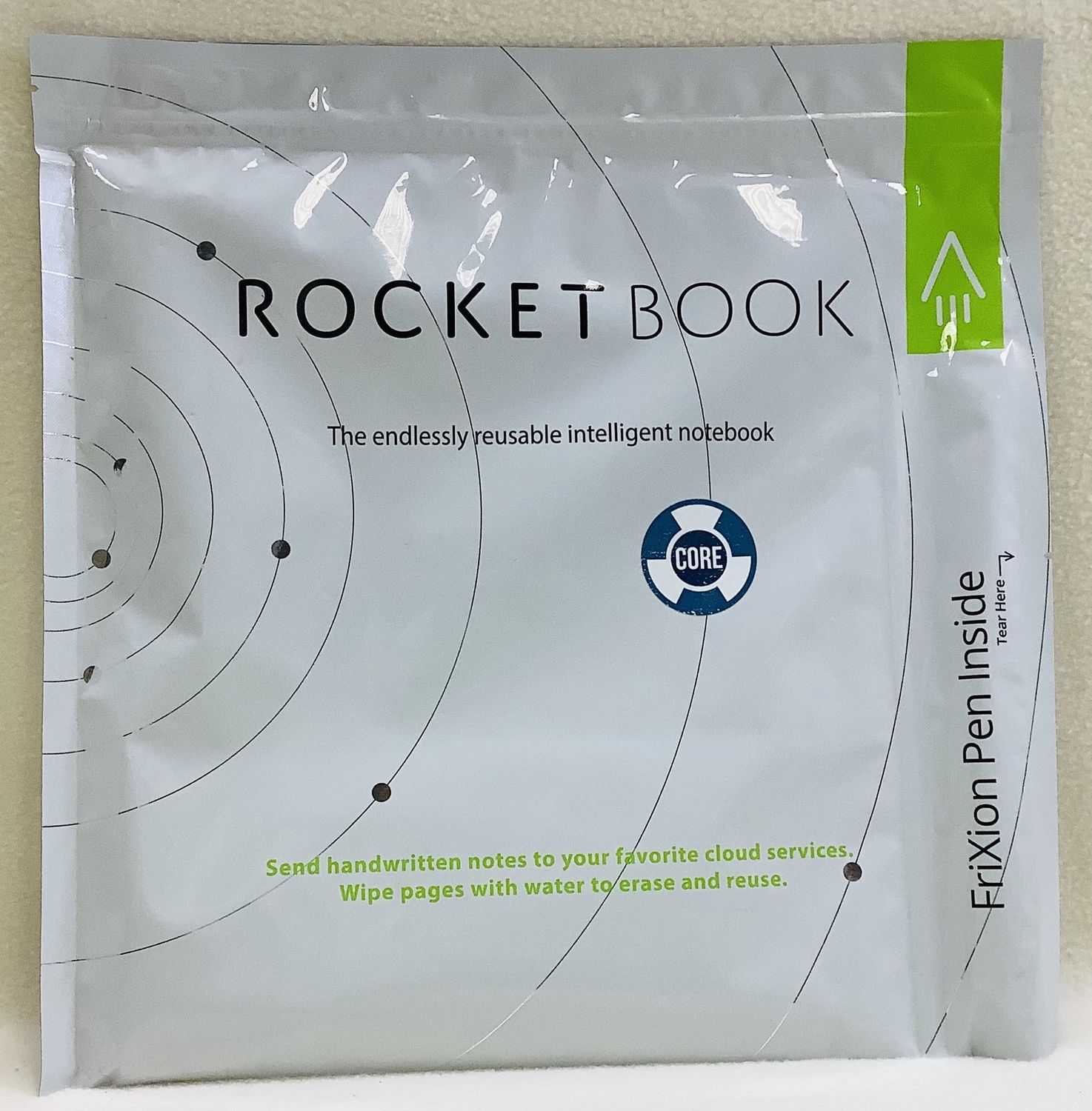 Rocketbook Everlast Digital Reusable Notebook, Black - RS5203