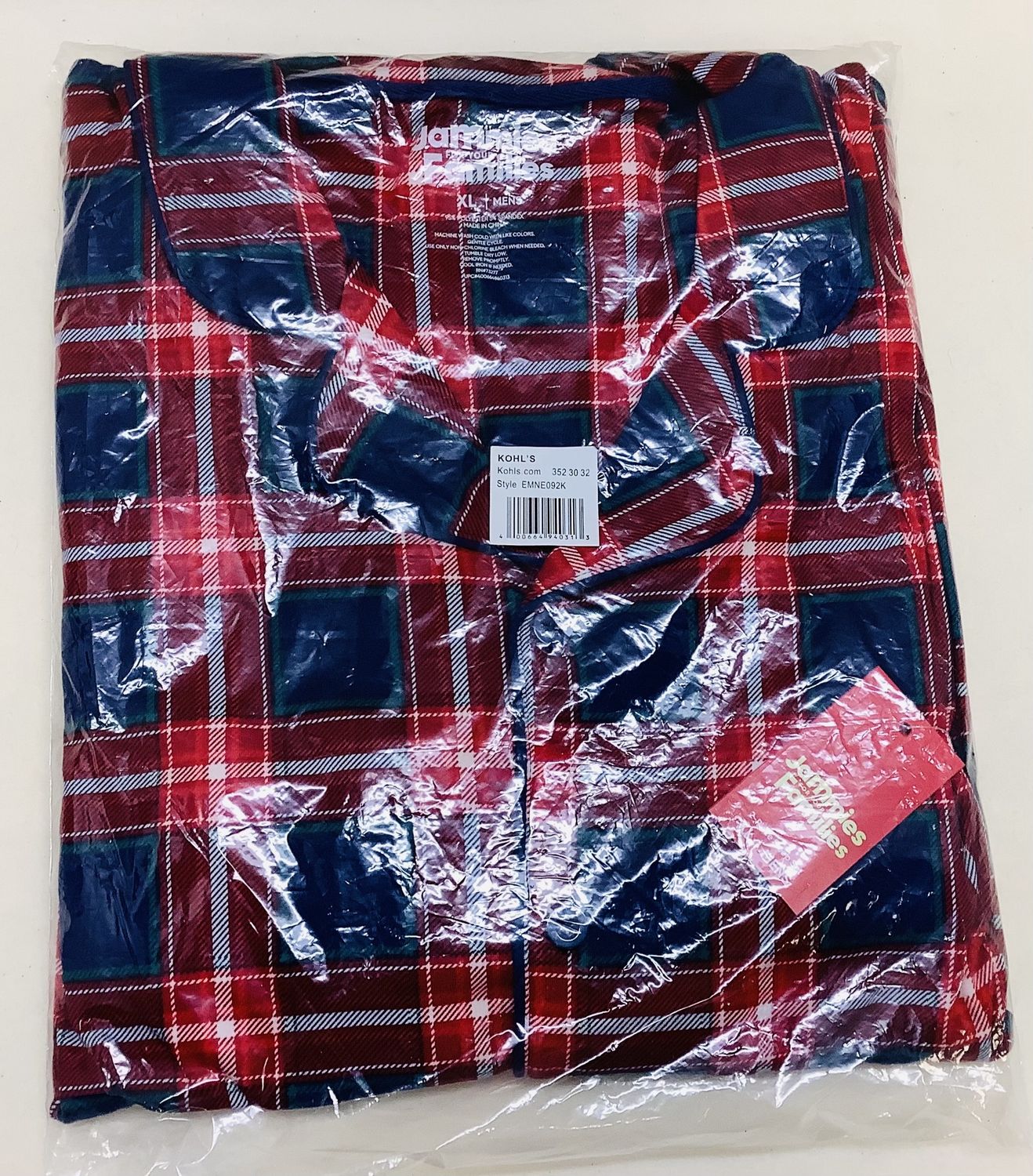 Jammies for your Families Men&#39;s 2-PC Tartan Plaid Sleep Set - CL2048