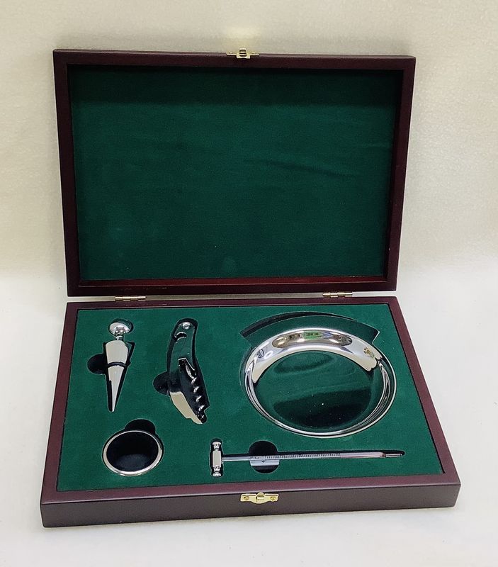 BergHOFF Wine Sommelier 5-PC Accessory Set In Wooden Case - RS5224