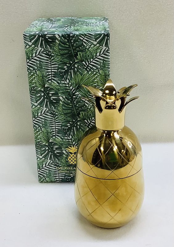 Williams-Sonoma The Pineapple Co. Gold Pineapple Cocktail Shaker - RS5225