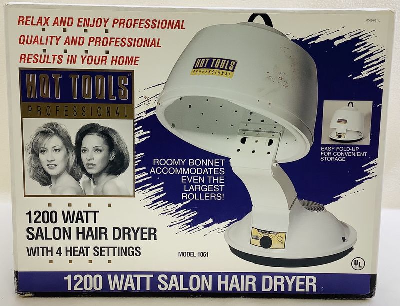 Hot Tools Professional 1200 Watt Salon Hair Dryer, Model 1061 - RS5231