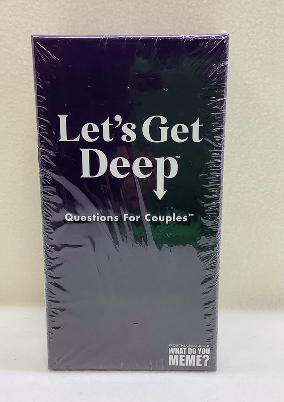 &quot;Let&#39;s Get Deep&quot; Conversation Cards for Couples  (Ages 17+) - RS5243