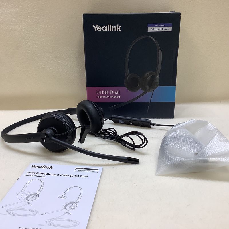 Yealink UH34 Dual USB Wired Headset - RS5246