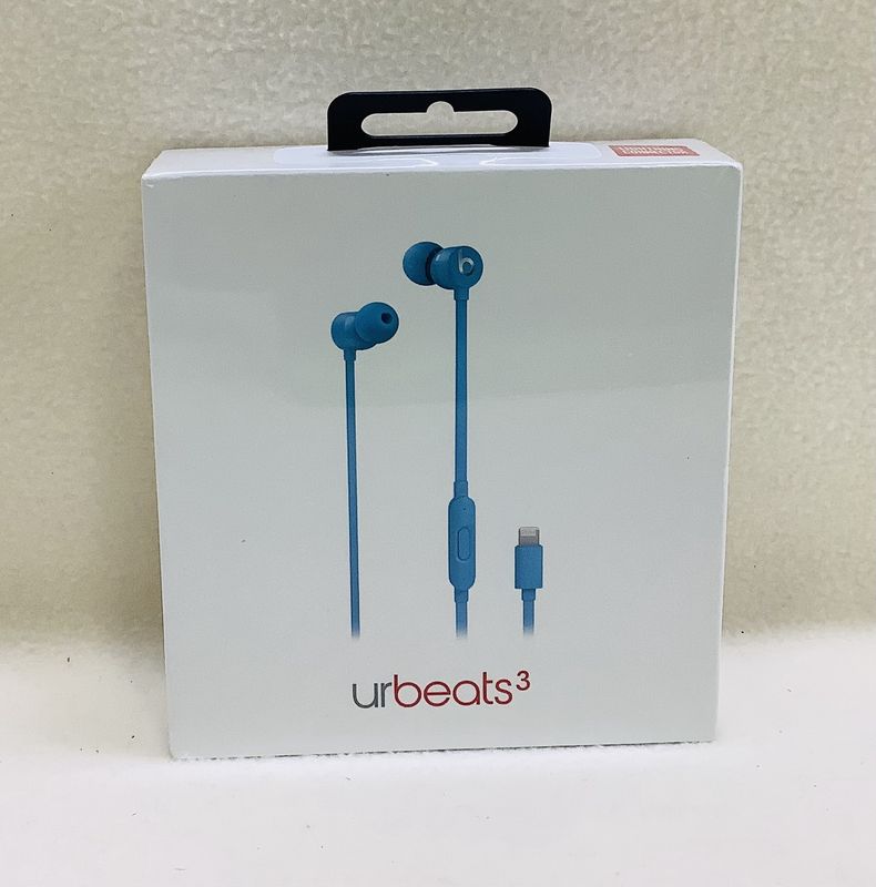 Beats - urBeats³ Earphones w/Lightning Connector, Blue - RS5285
