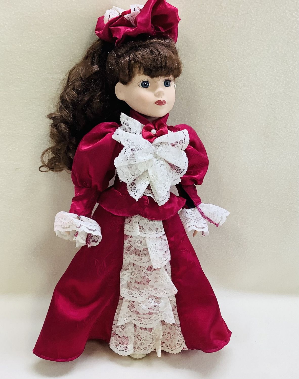 Victorian Rose Collection 18&quot; Genuine Porcelain Doll by Melissa Jane - RS5290