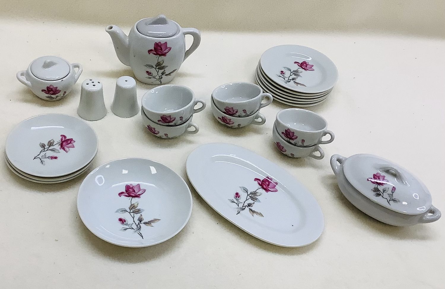 Grantcrest Moss Rose 25-PC Children&#39;s Tea Set - RS5292
