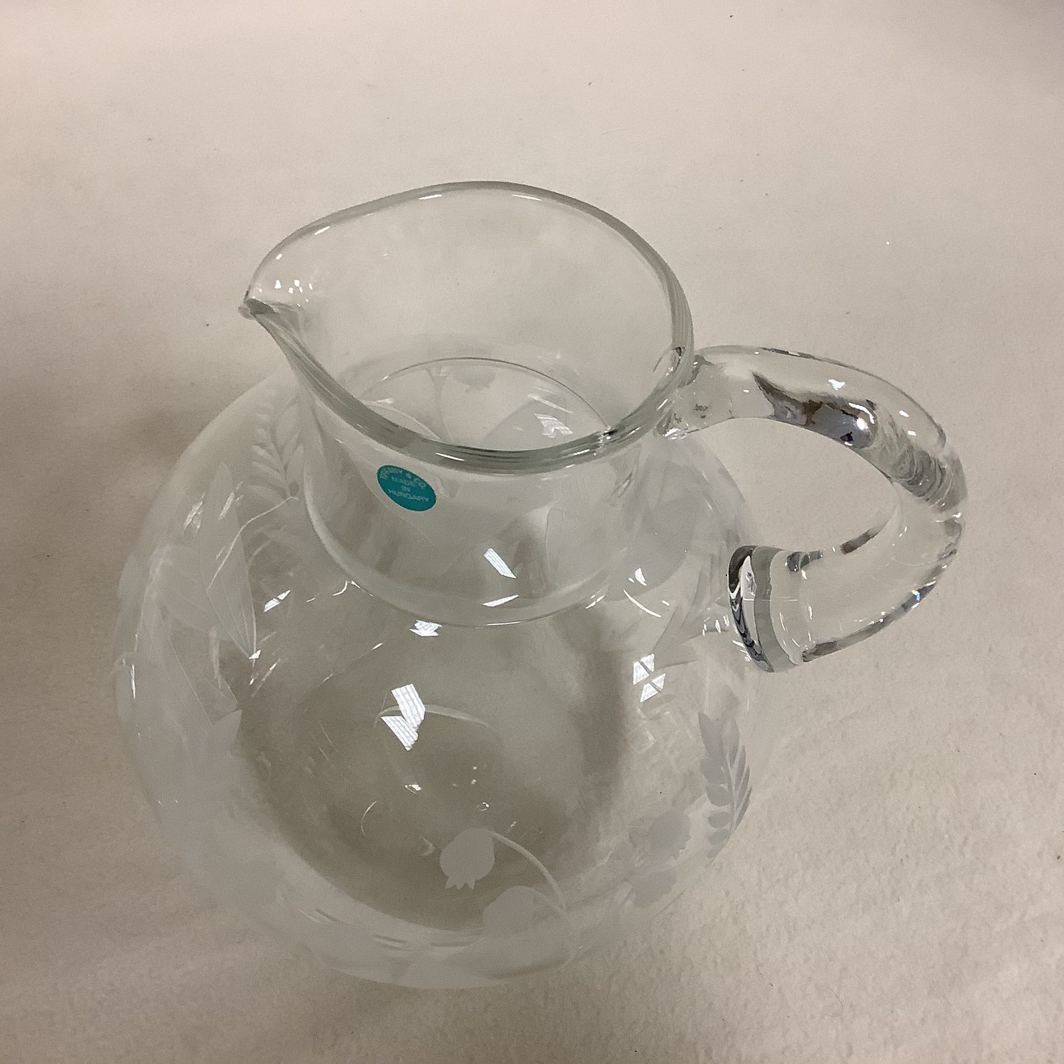 Tiffany &amp; Co. Lily Of The Valley Crystal Pitcher (68 oz.) - RS5296
