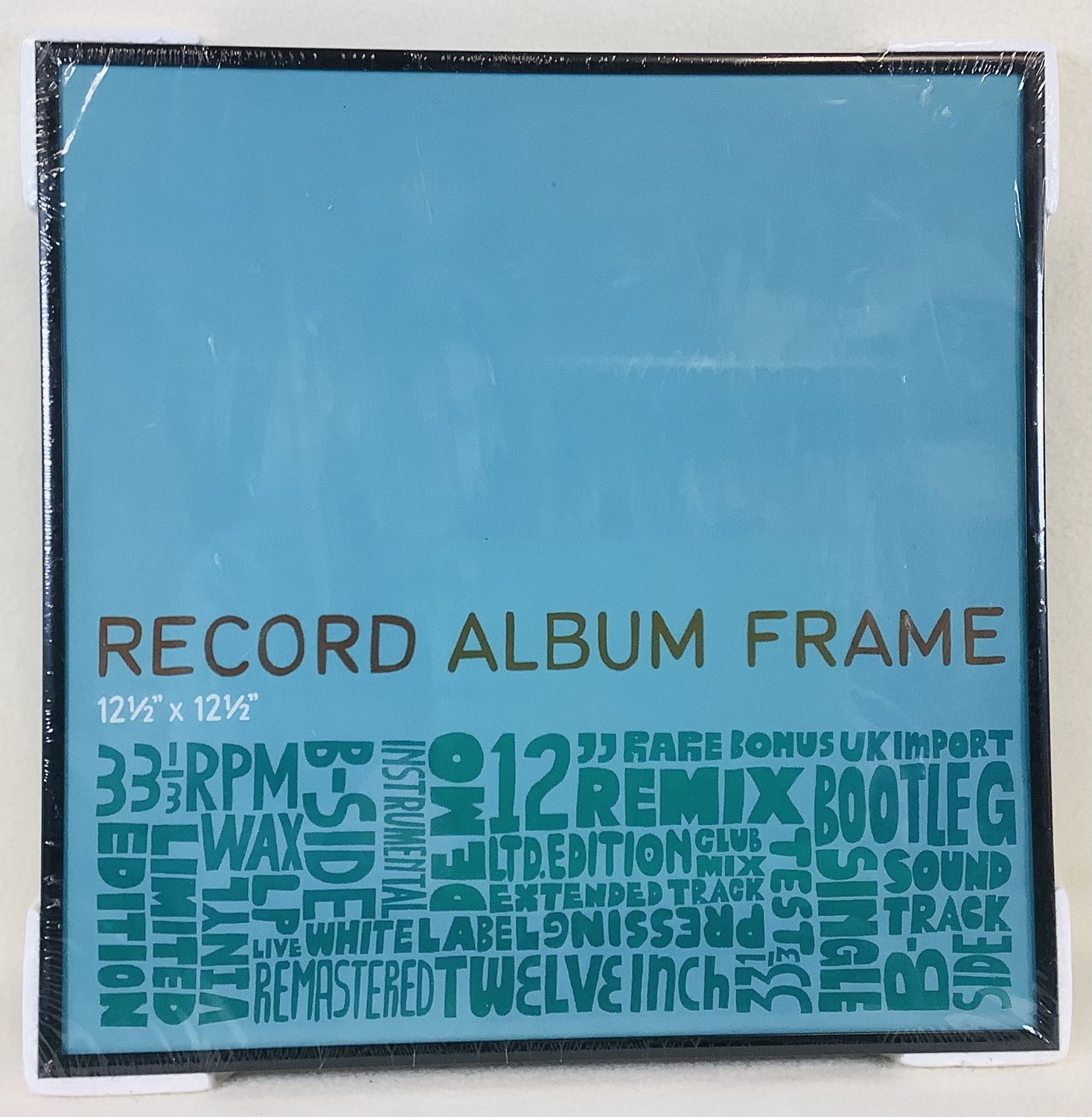 Black LP Album Frame, 12.5" x 12.5" - RS5309